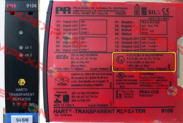 9106B1B Pr Electronics