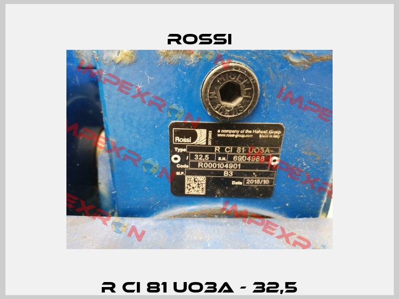 R CI 81 UO3A - 32,5 Rossi