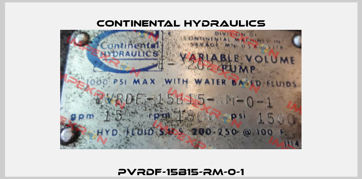 PVRDF-15B15-RM-0-1 Continental Hydraulics