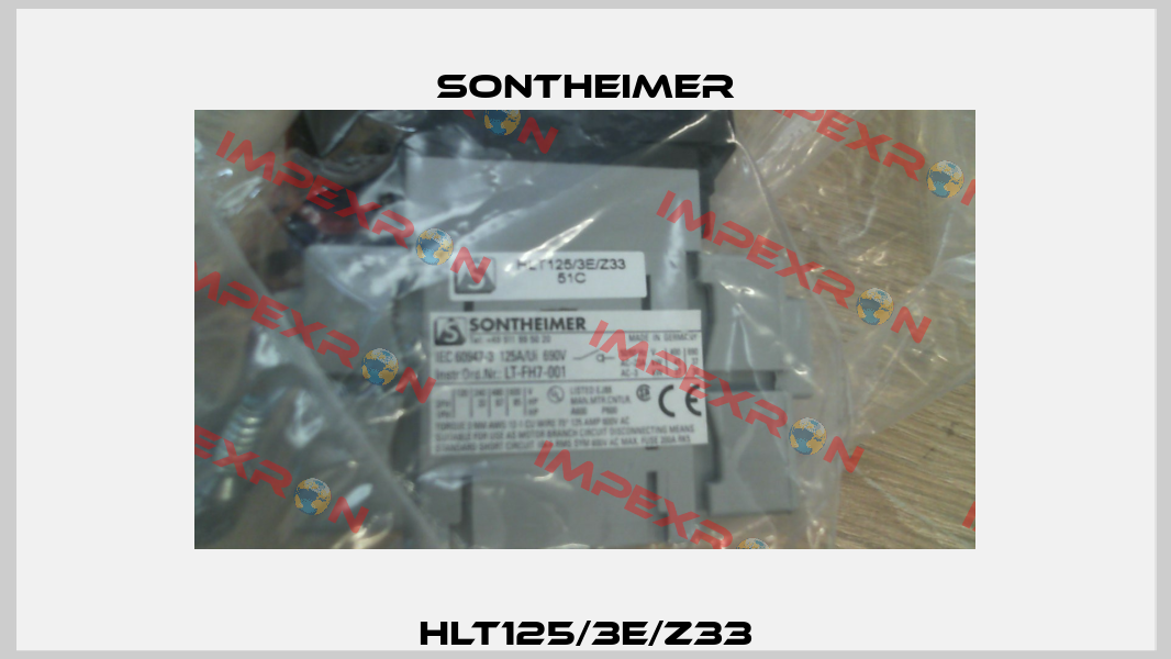 HLT125/3E/Z33 Sontheimer