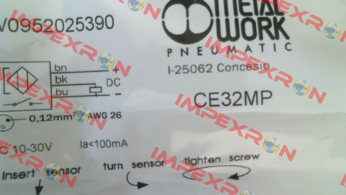 P/N: W0952025390, Type: CE32MP Metal Work