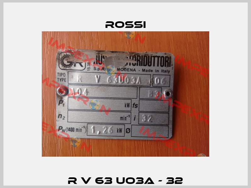 R V 63 UO3A - 32 Rossi