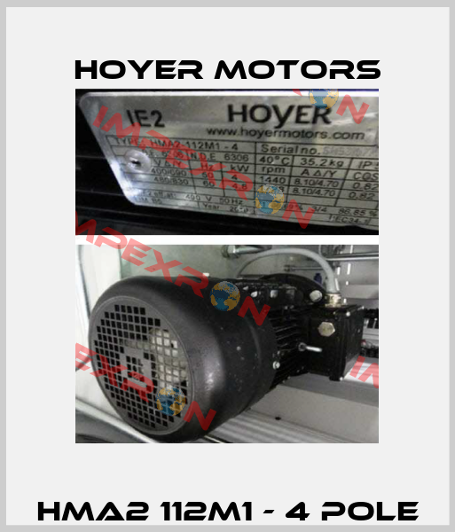 HMA2 112M1 - 4 pole Hoyer Motors
