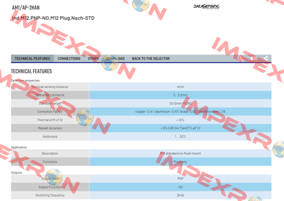 AM1/AP-2HAN Micro Detectors / Diell