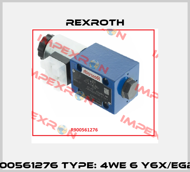 P/N: R900561276 Type: 4WE 6 Y6X/EG24N9K4 Rexroth