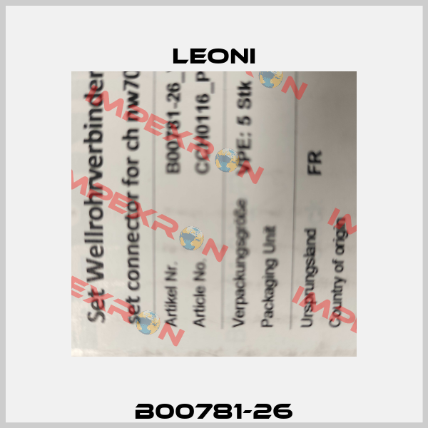 B00781-26 Leoni