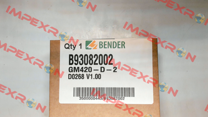 Nr. B93082002, Type: GM420-D-2 Bender